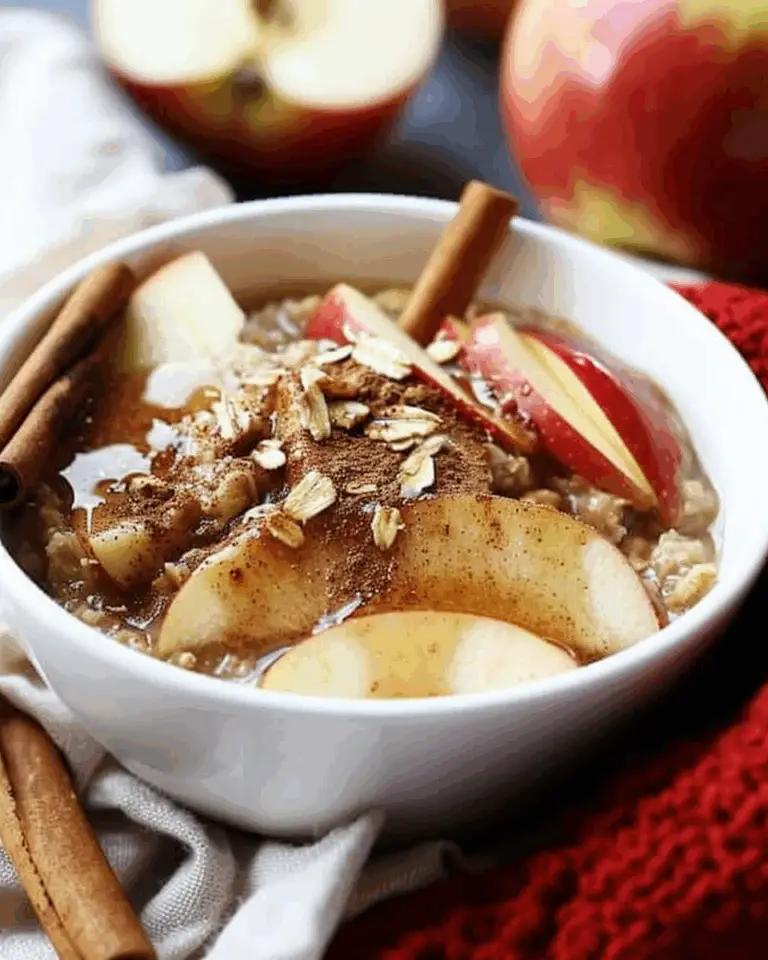 5-Minute Apple Cinnamon Oatmeal