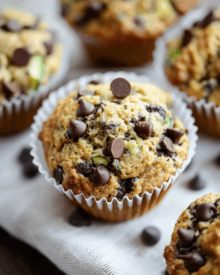 Chocolate Chip Zucchini Muffins