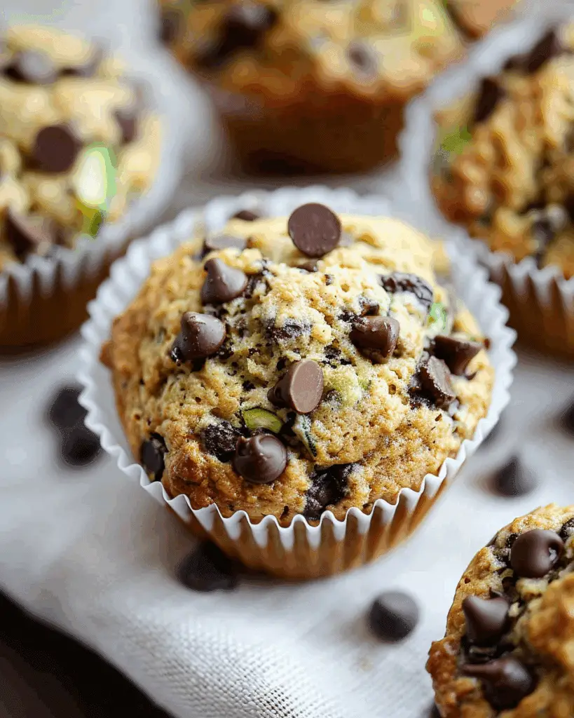 Chocolate Chip Zucchini Muffins