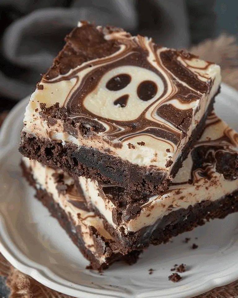 Ghost Cheesecake Brownies