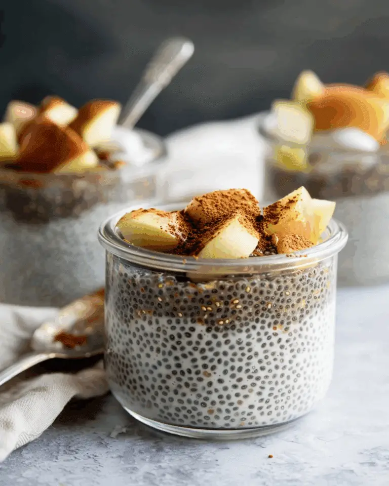 Baked Apple Pie Chia Pudding
