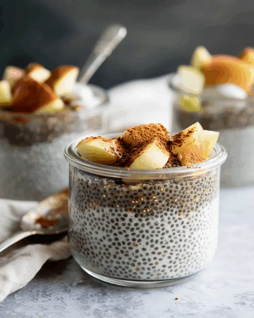 Baked Apple Pie Chia Pudding