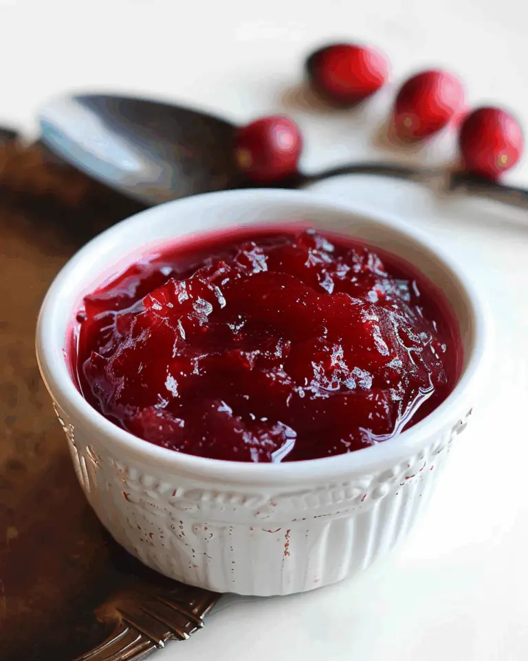Jellied Cranberry Sauce