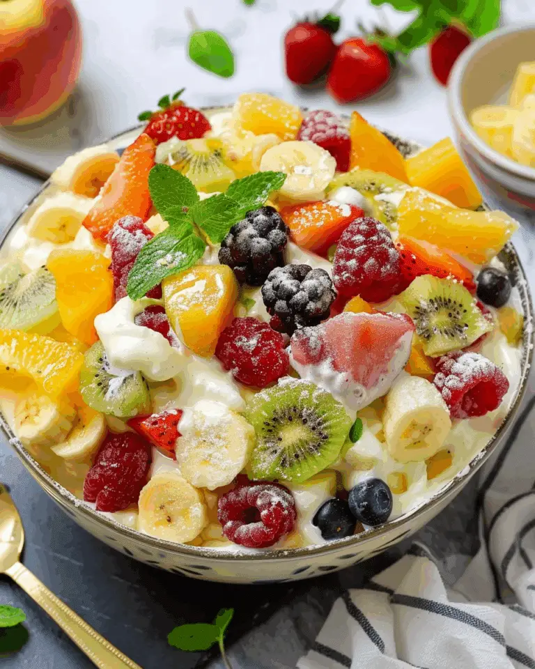 Condensed Milk Fruit Salad