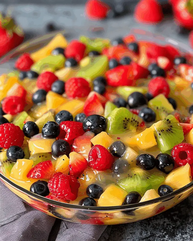 Vanilla Glazed Fruit Salad