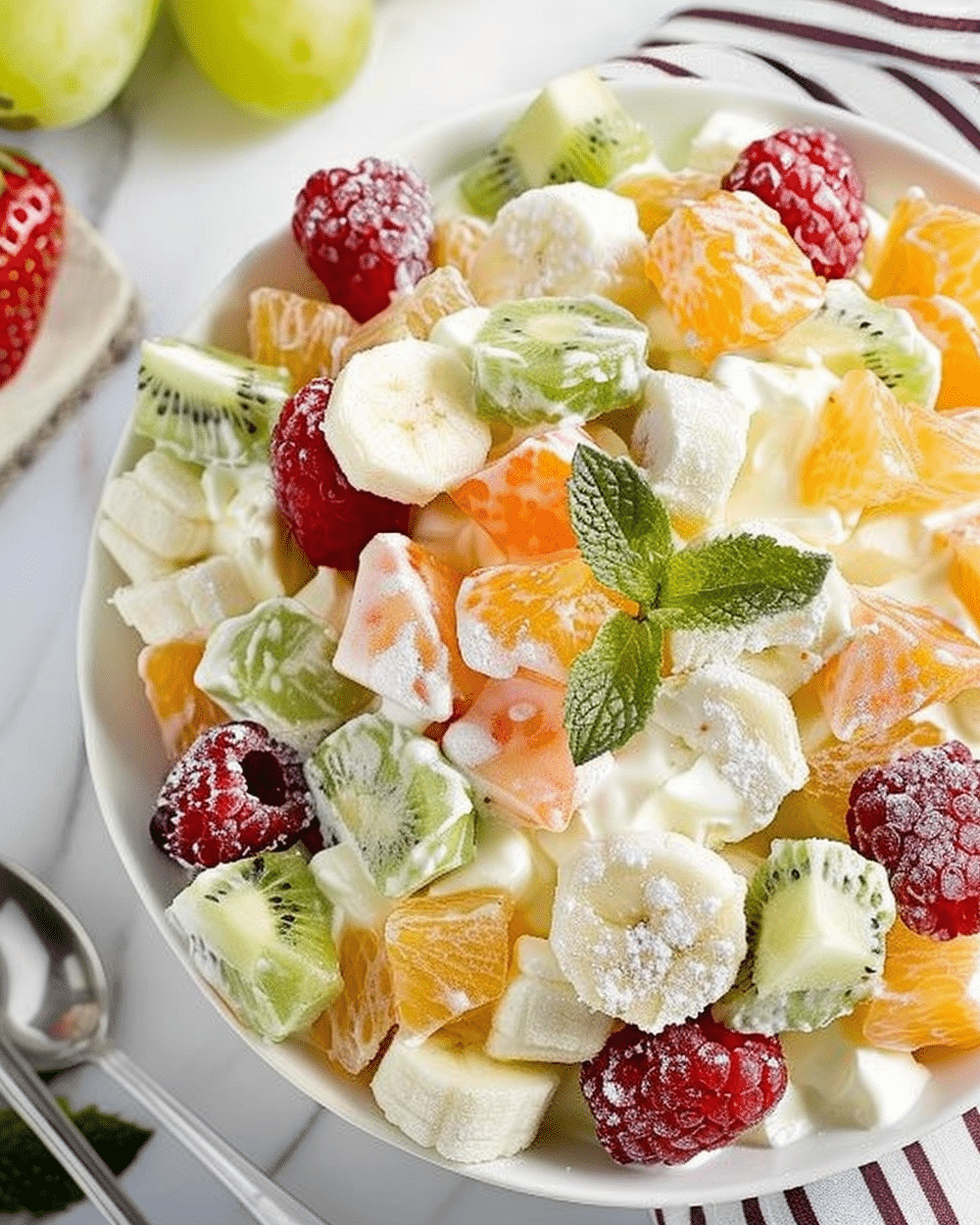 Pudding Fruit Salad