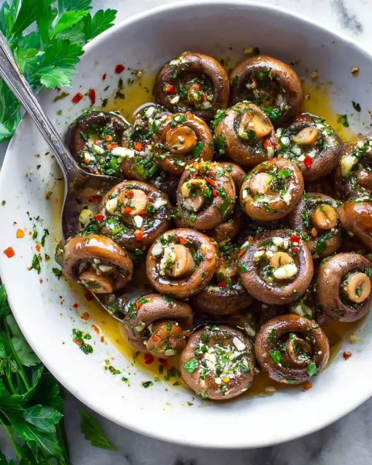 Italian Marinated Mushrooms Recipe