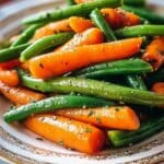 Honey Glazed Carrots & Green Beans Recipe