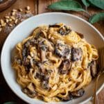 Caramelized Leek and Mushroom Gruyère Pasta Recipe