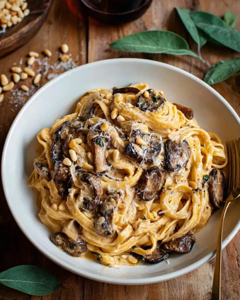Caramelized Leek and Mushroom Gruyère Pasta Recipe