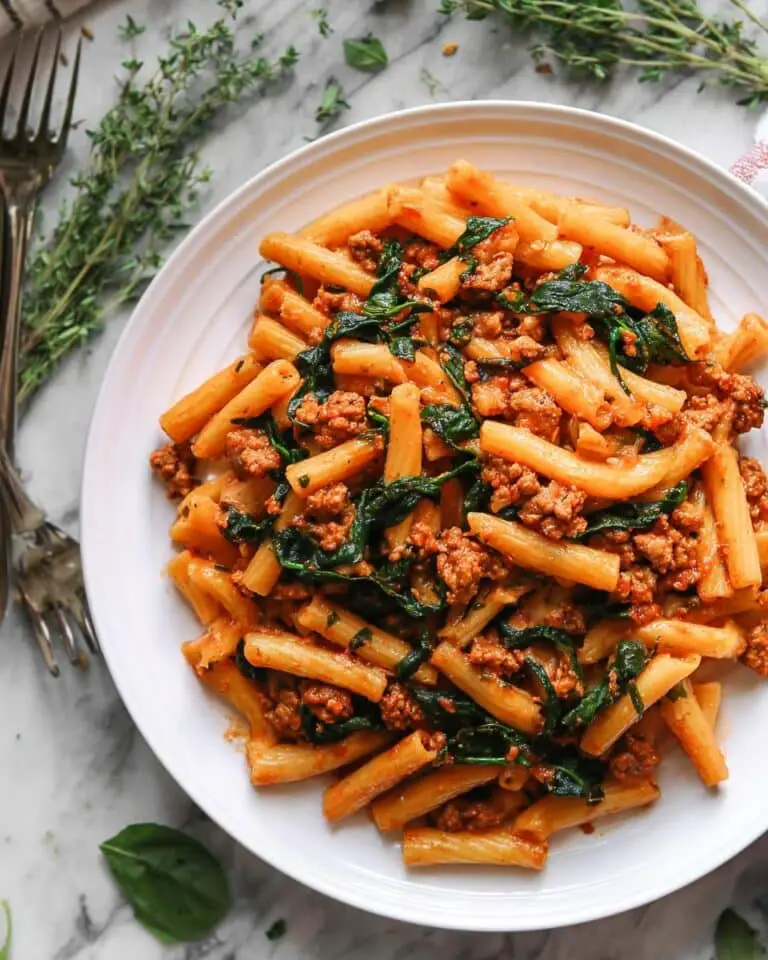 Creamy Sausage Rigatoni (One-Pan, 30-Minute Meal) Recipe