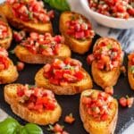 Easy Italian Bruschetta Pomodoro Recipe