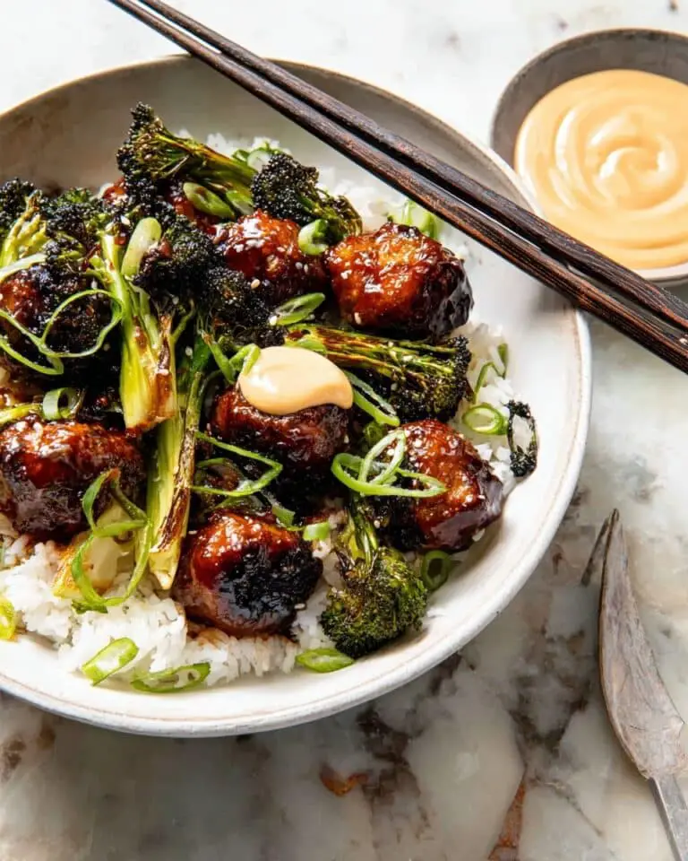 Weeknight Sticky Honey Garlic Meatballs Recipe