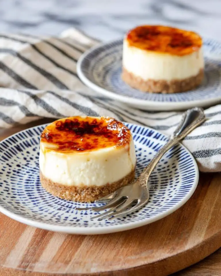 Mini Cheesecake Brûlée Recipe
