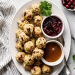 Cranberry Turkey Stuffing Balls Recipe