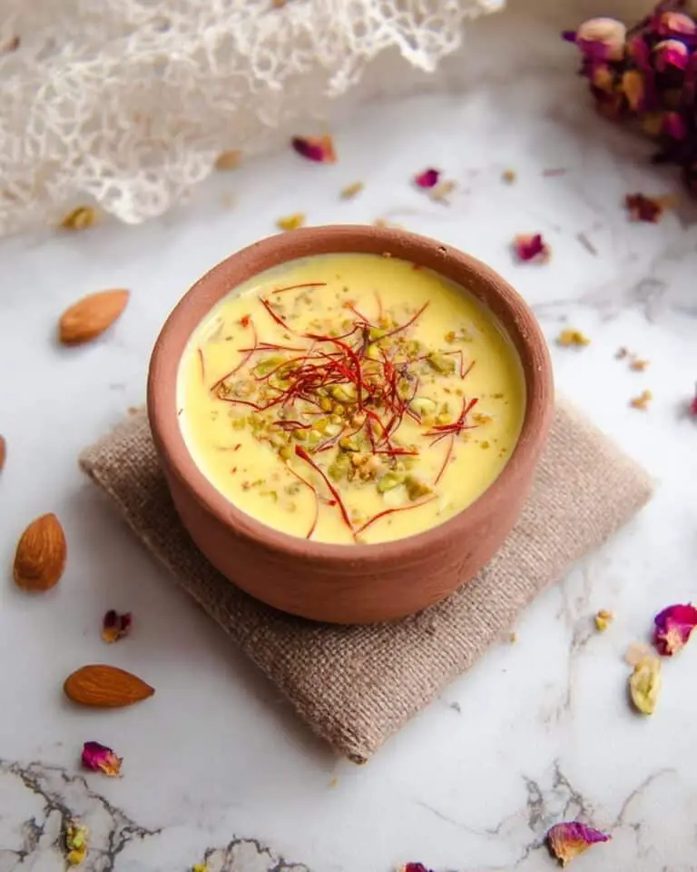 Badam Milk (Indian Saffron Almond Milk) Recipe