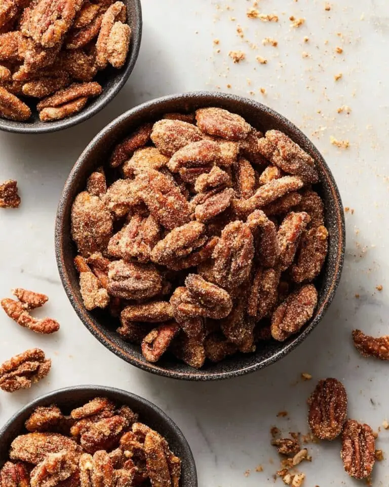 Cinnamon-Sugar Candied Pecans Recipe