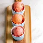 2-Ingredient Apricot Watermelon Sorbet (Made with a Juicer) Recipe