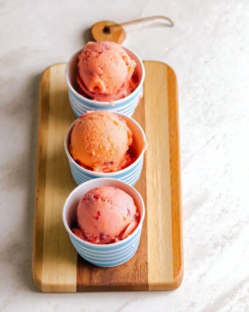 2-Ingredient Apricot Watermelon Sorbet (Made with a Juicer) Recipe