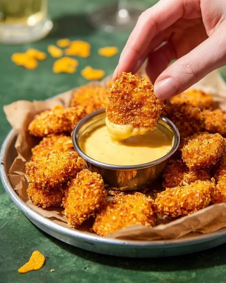 Crispy Hot Honey Shrimp with Mustard Cheddar Sauce Recipe