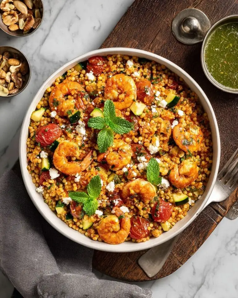 Mediterranean Shrimp Pasta Salad Recipe