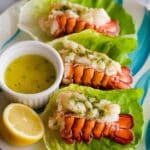 Air Fryer Lobster Tails with Garlic Butter Sauce Recipe