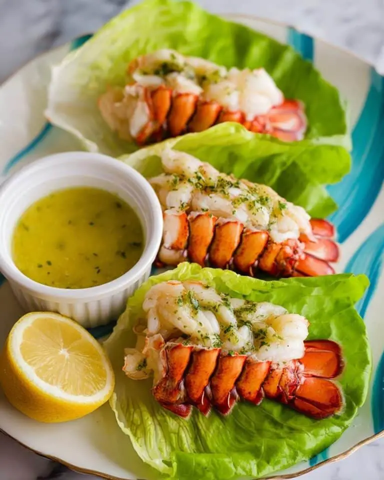 Air Fryer Lobster Tails with Garlic Butter Sauce Recipe