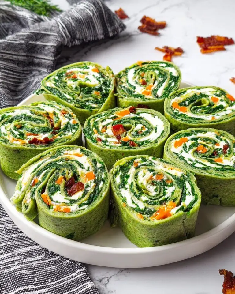 Creamy Spinach Dip Pinwheels Recipe