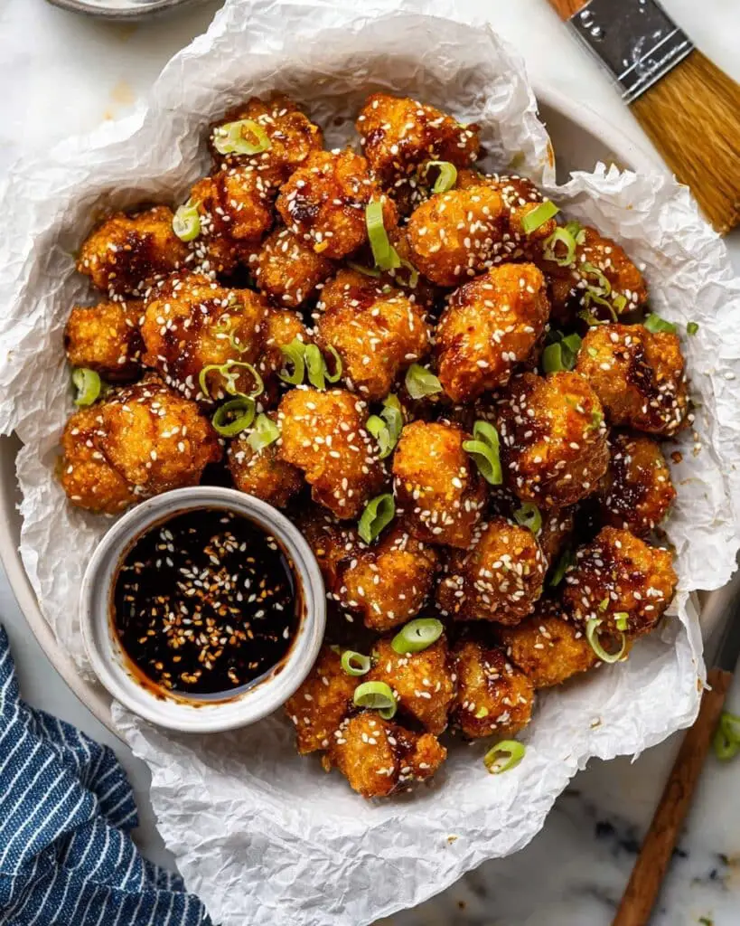Sticky Sesame Cauliflower Wings Recipe
