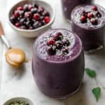 Peanut Butter Blueberry Banana Smoothie Recipe
