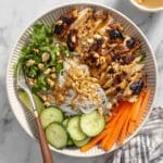 Grilled Chicken Spring Roll in a Bowl Recipe