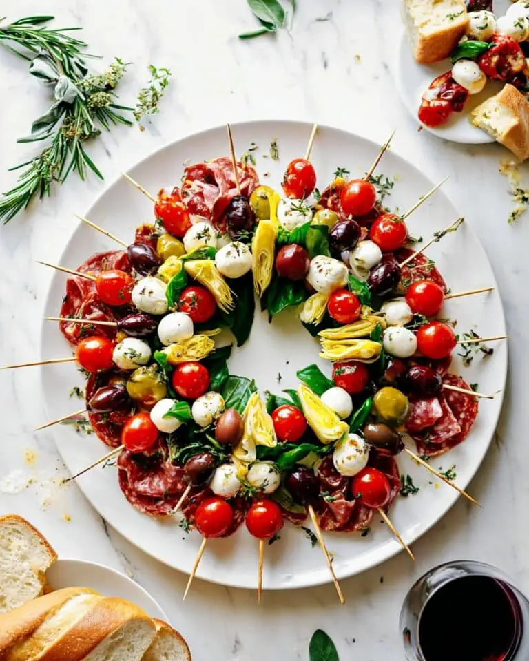 Antipasto Wreath Recipe