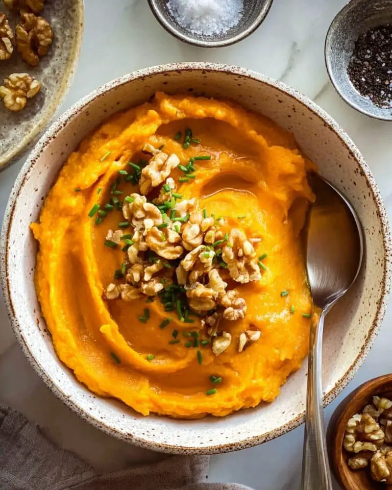 Creamy Whipped Sweet Potatoes with Maple and Warm Spices Recipe