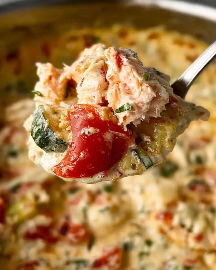 Feta Tomato Pasta with Salmon Recipe