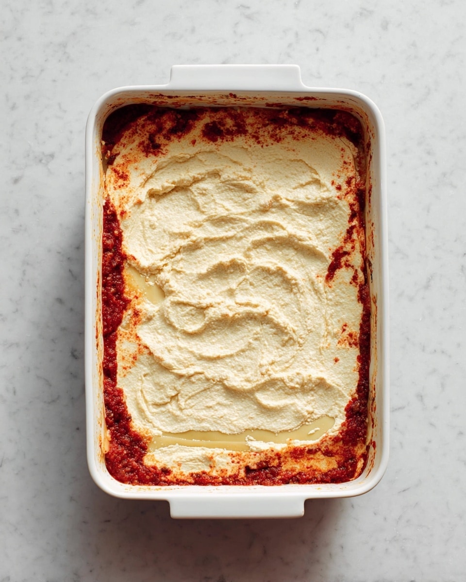 A round wooden board holds an assortment of ingredients on a white marbled surface. On the top left, there are three whole shiitake mushrooms next to a halved lemon with bright yellow flesh. In the center, a small metal cup filled with round white chickpeas sits surrounded by some scattered chickpeas. To the right of the chickpeas, small cubes of a white, block-like ingredient are arranged. Next to these cubes is a clear glass bowl filled with red tomato sauce. On the bottom right of the board, two rectangular sheets of uncooked yellow pasta lie flat. Fresh green parsley leaves are placed near the pasta and mushrooms, with two cloves of garlic and a metal spoon holding a heap of yellow powder near the bottom left. photo taken with an iphone --ar 4:5 --v 7