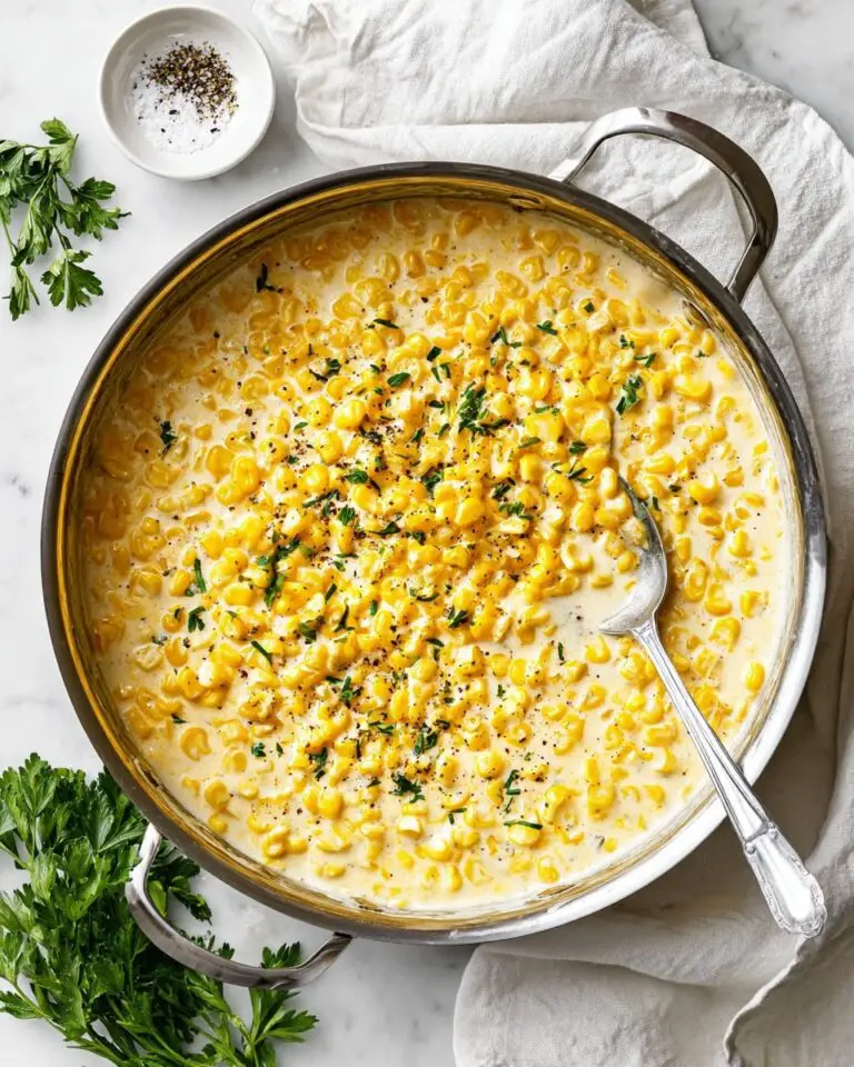 Creamed Corn with Shallots, Thyme, and a Kick of Cayenne Recipe