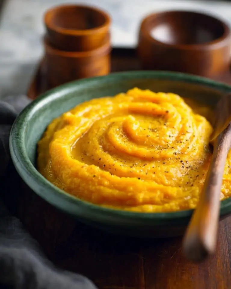 Roasted Garlic Whipped Butternut Squash Recipe