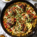 Mediterranean Chicken and Couscous with Pistachio Gremolata Recipe