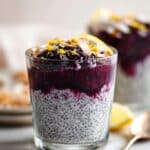 Creamy Coconut Chia Pudding with Blueberry-Lemon Compote Recipe