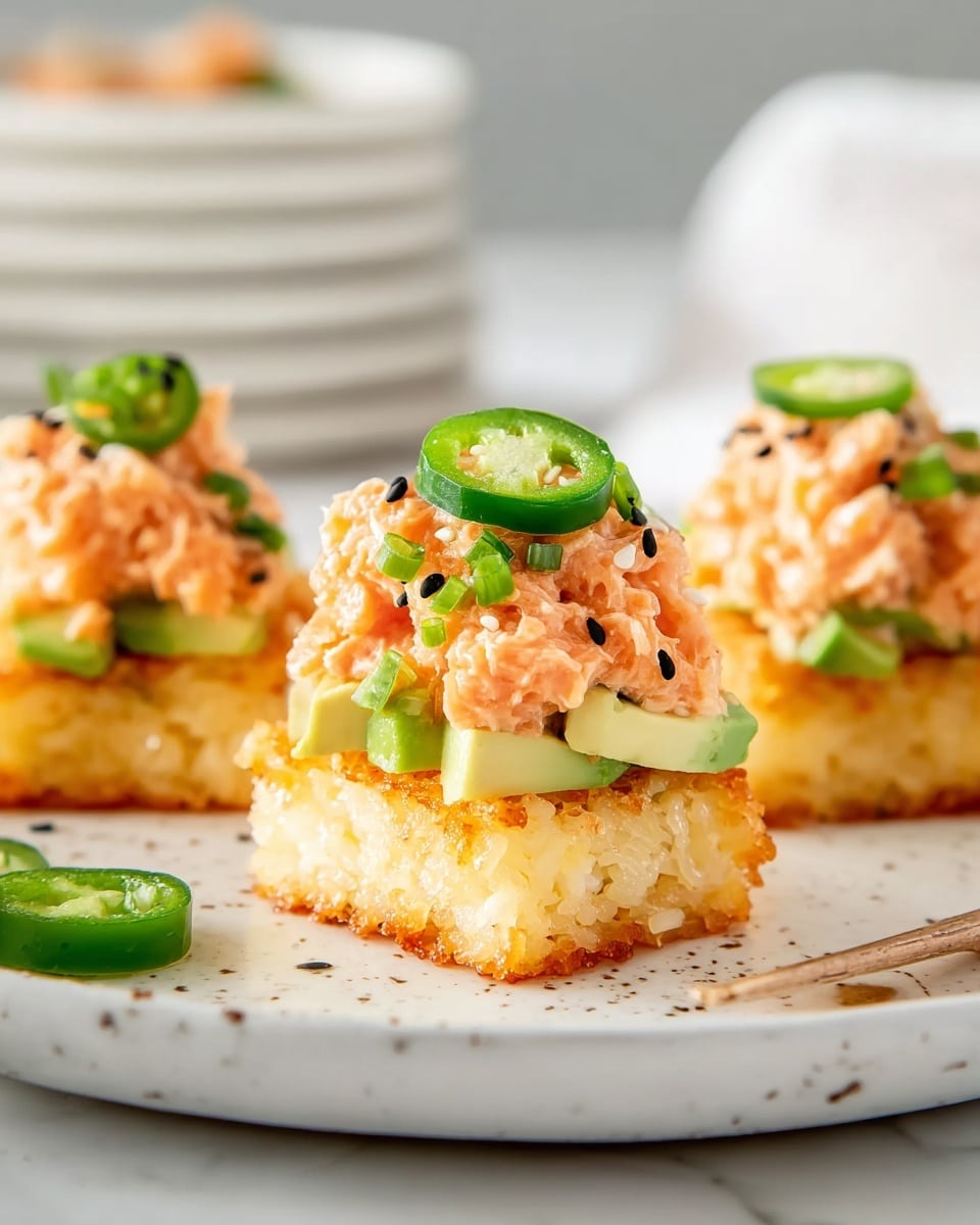 Sticky Rice Appetier Spicy Tuna Crispy Rice Nobu Copycat - Irresistible Appetizer