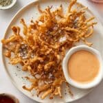 Crispy Fried Enoki Mushrooms with Spicy Dipping Sauces Recipe