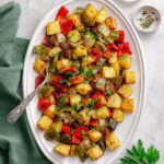 Roasted Potatoes with Onions and Peppers Recipe