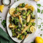 Roasted Potatoes and Broccoli with Parmesan and Lemon Recipe