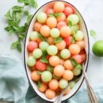 Melon Salad with Honey, Lime, and Mint Recipe