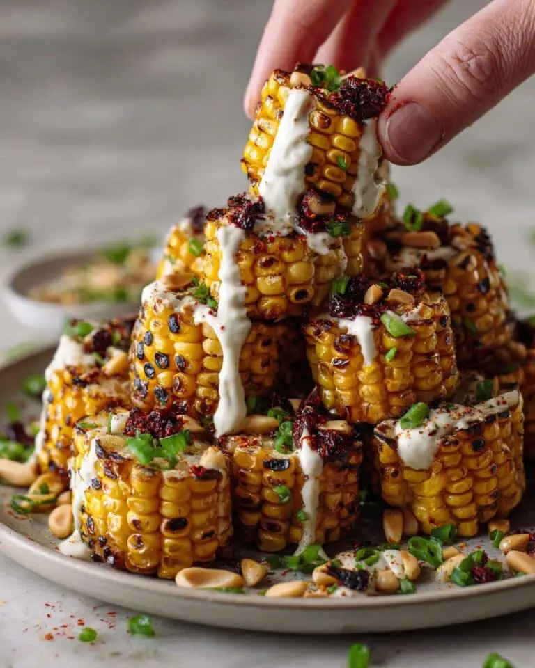 Vegan Corn Ribs with Aleppo Chili Butter & Lime Zest Cream Cheese Recipe