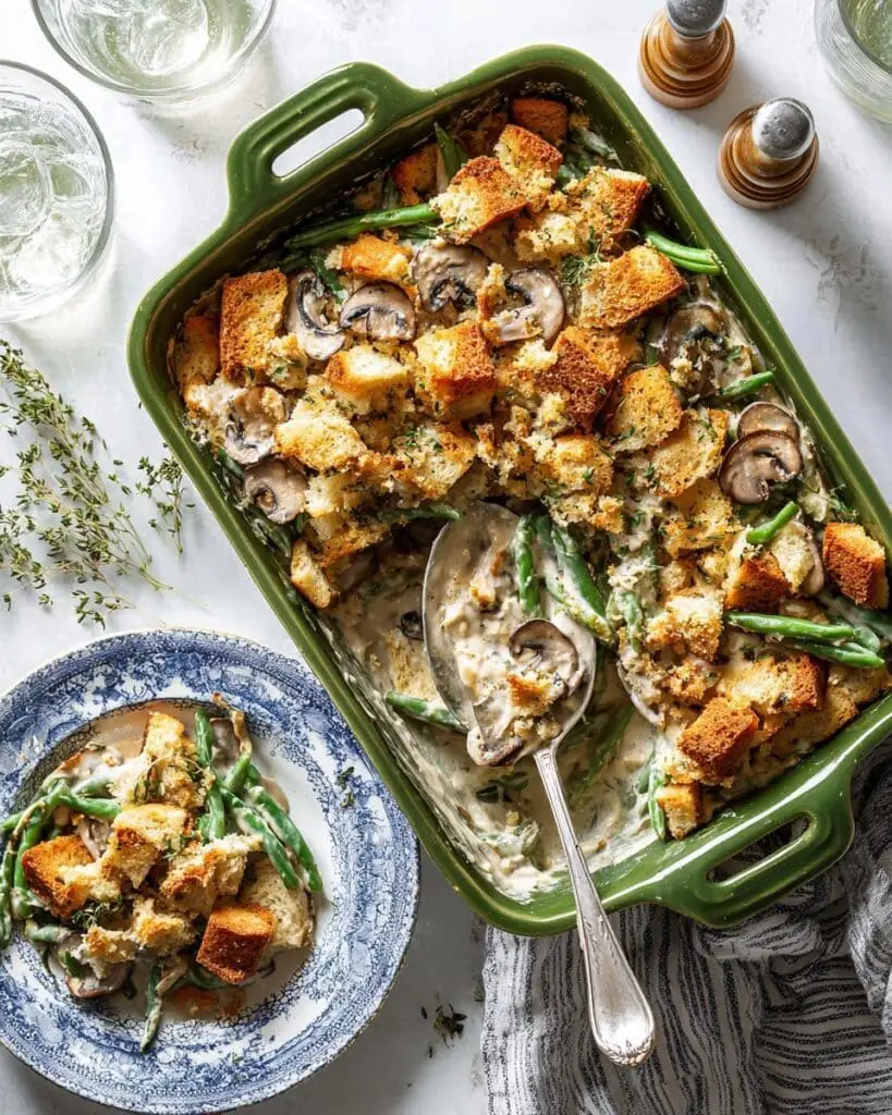 Green Bean Casserole with Cashew Cream Recipe