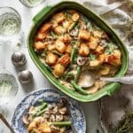 Green Bean Casserole with Cashew Cream and Sourdough Breadcrumbs Recipe