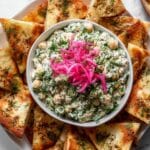 Tzatziki Chickpea Tuna Salad with Za'atar Pita Chips Recipe