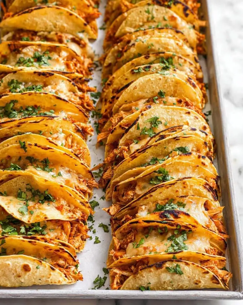 20 Minute Mini Baked Chicken Tacos Recipe