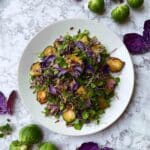 Roasted Purple Brussels Sprouts Salad Recipe